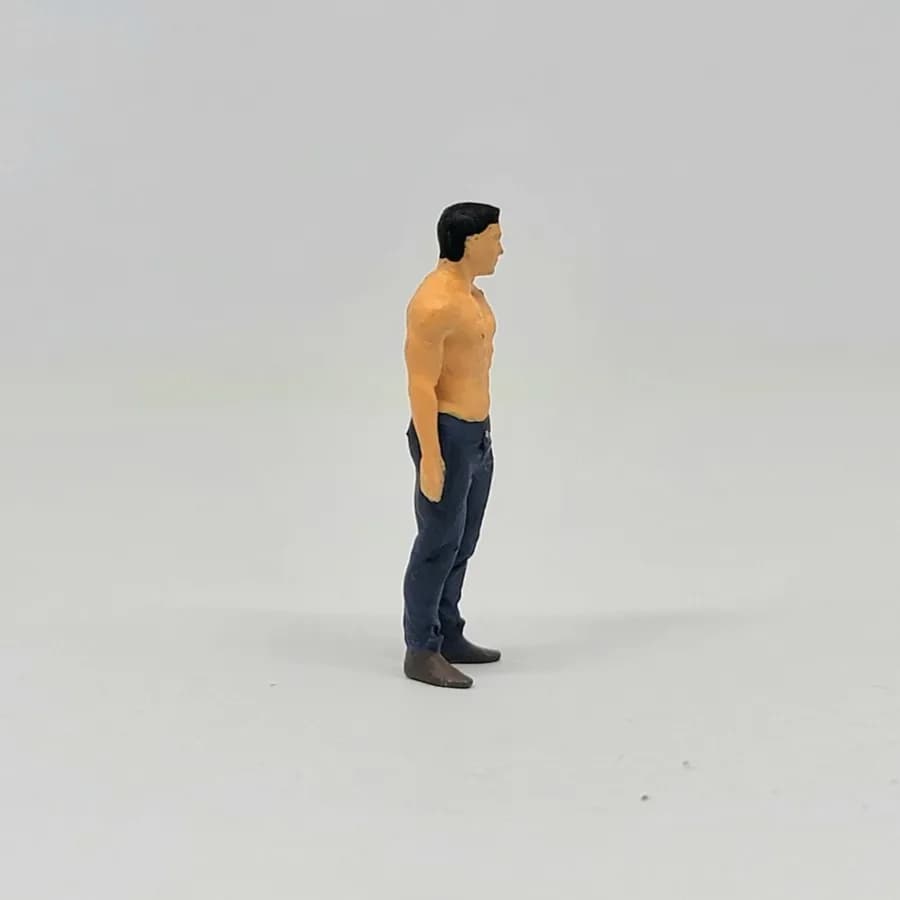 Miniature toy Figure James muscle guy skala 1/64 diorama miniature thumbnail 4