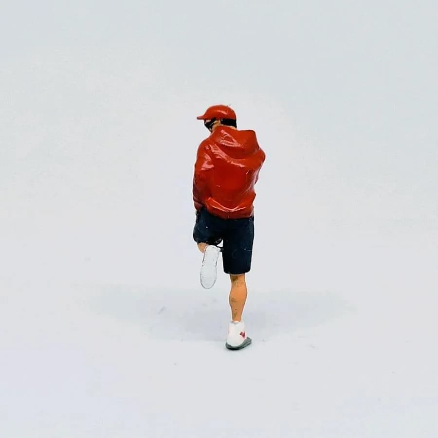 Miniature toy Figure William street style skala 1-64 diorama thumbnail 6