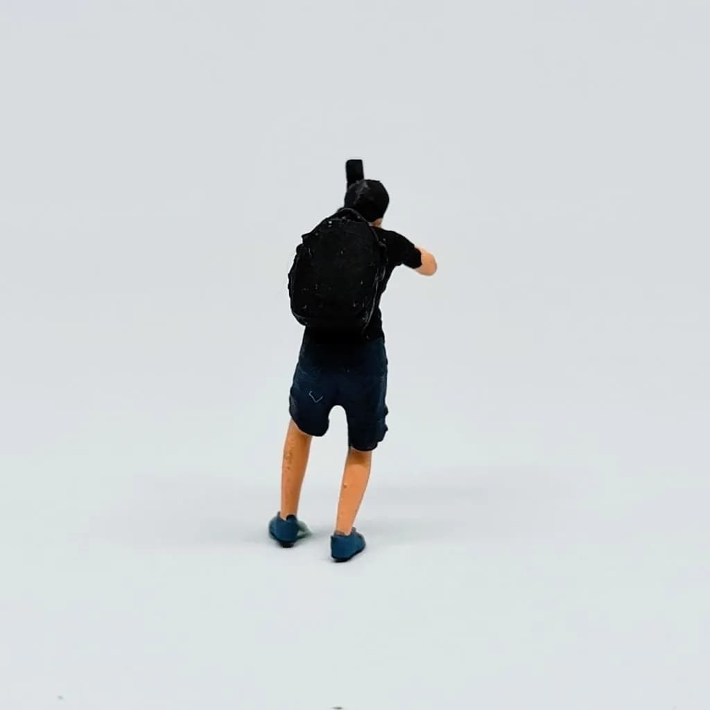 Miniature toy Figure Theo camera standing skala 1-64 diorama diecast thumbnail 5