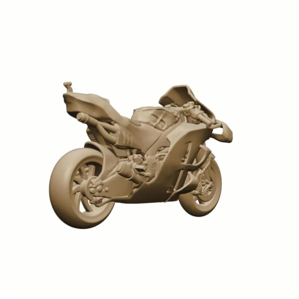 Motor Ducati moto GP24  skala 1-64 diorama miniature thumbnail 2