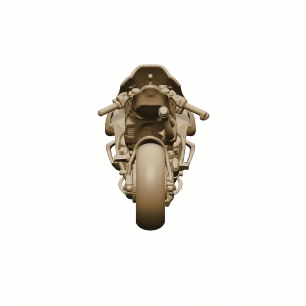 Motor Ducati moto GP24  skala 1-64 diorama miniature thumbnail 6