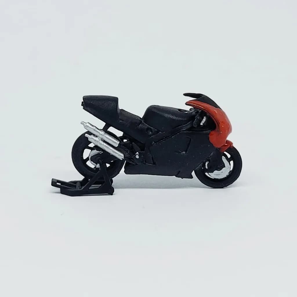 Miniature motor NSR 500cc skala 1/64 diorama diecast thumbnail 5