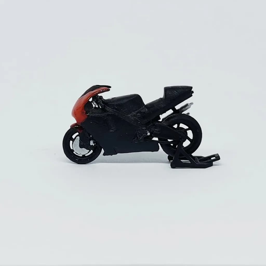 Miniature motor NSR 500cc skala 1/64 diorama diecast thumbnail 6