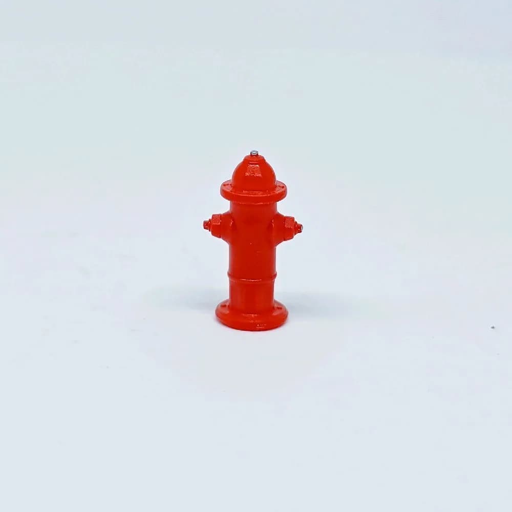 Miniature toy street hydrant skala 1/64 diorama diecast thumbnail 2