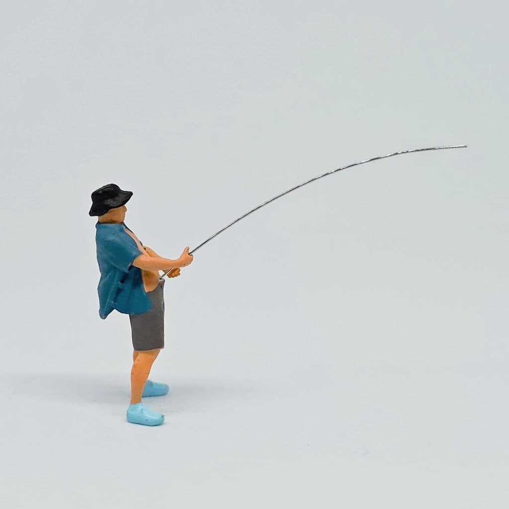 Miniature toy figure Bahar mancing skala 1/64 diorama thumbnail 3
