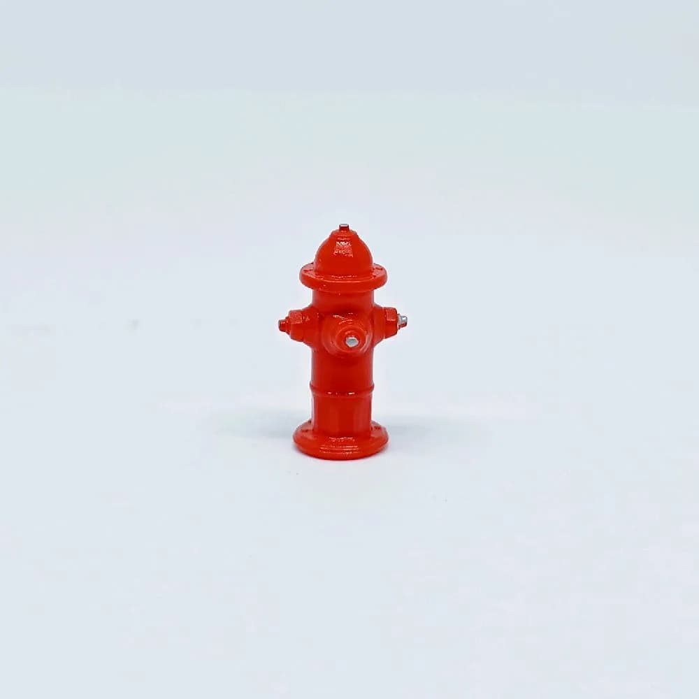 Miniature toy street hydrant skala 1/64 diorama diecast thumbnail 3