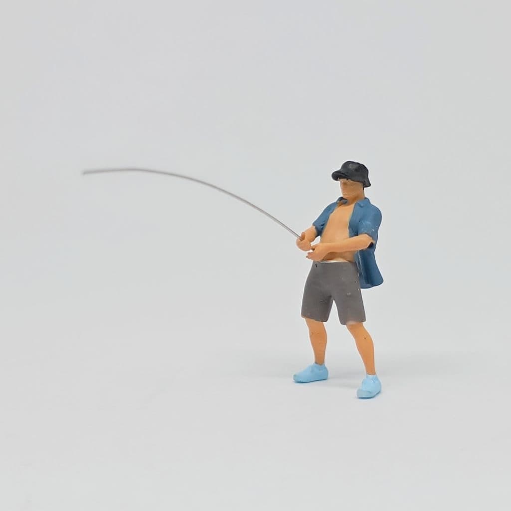Miniature toy figure Bahar mancing skala 1/64 diorama thumbnail 2