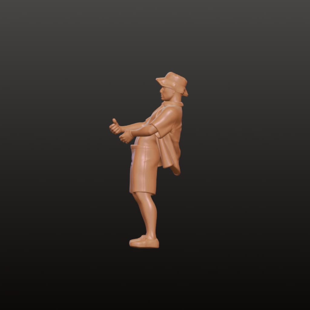 Miniature toy figure Bahar mancing skala 1/64 diorama thumbnail 8
