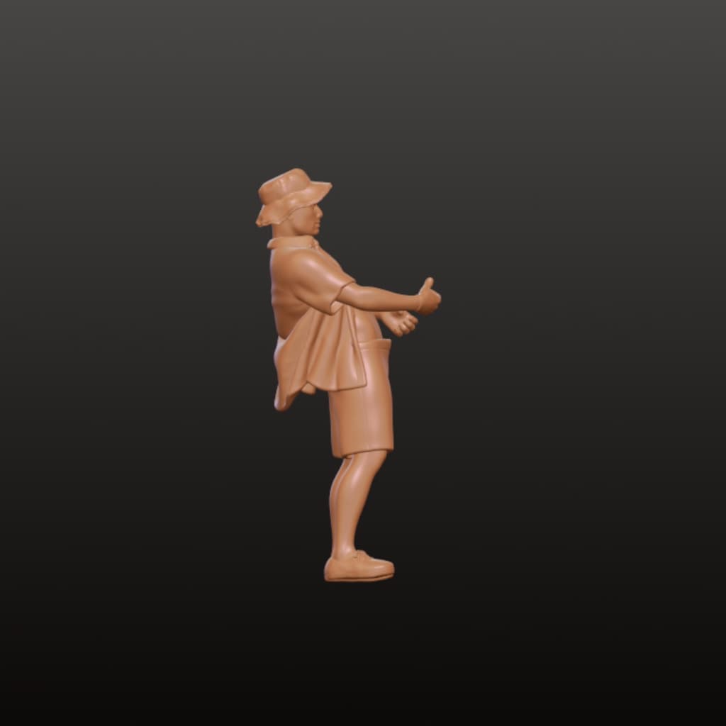 Miniature toy figure Bahar mancing skala 1/64 diorama thumbnail 9