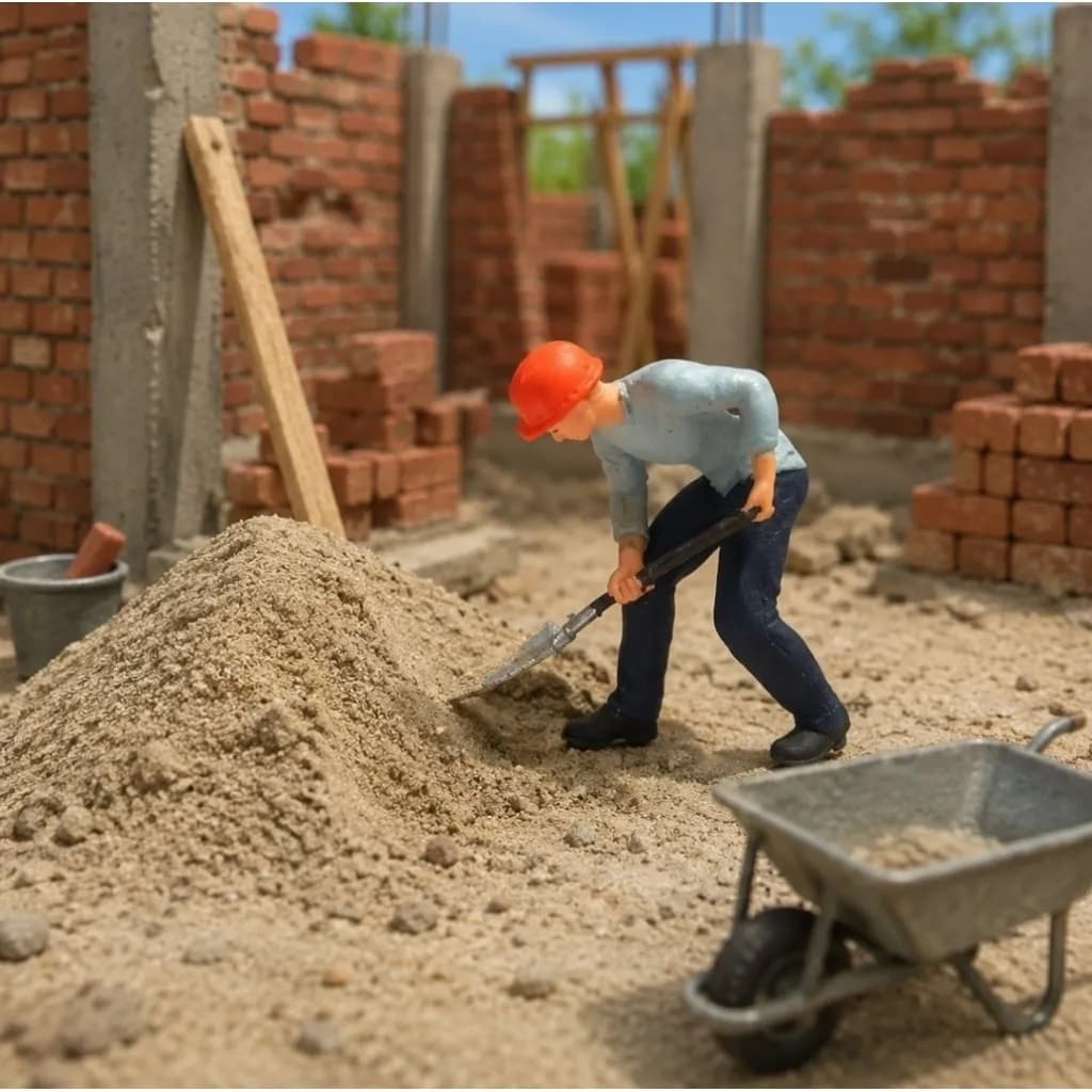 Miniature toy Figure Minarto construction skala 1/64 diorama