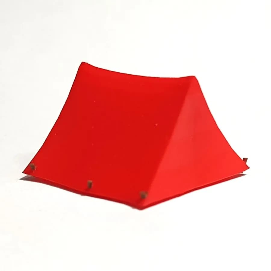 Miniature toy Tenda pramuka camping skala 1/64 diorama thumbnail 5
