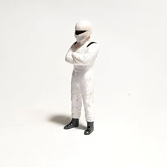 Miniature toy figure The Stig race driver skala 1/64 diorama diecast thumbnail 3