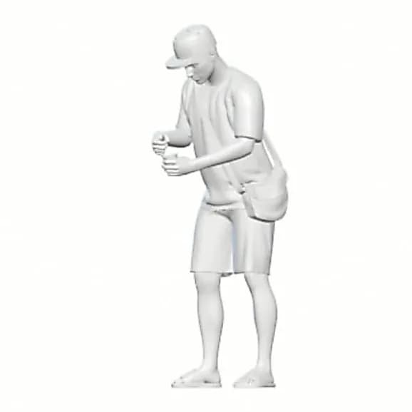 Miniature Toys Figure mang Takim kopi keliling sepeda starling skala 164 miniature diorama thumbnail 9