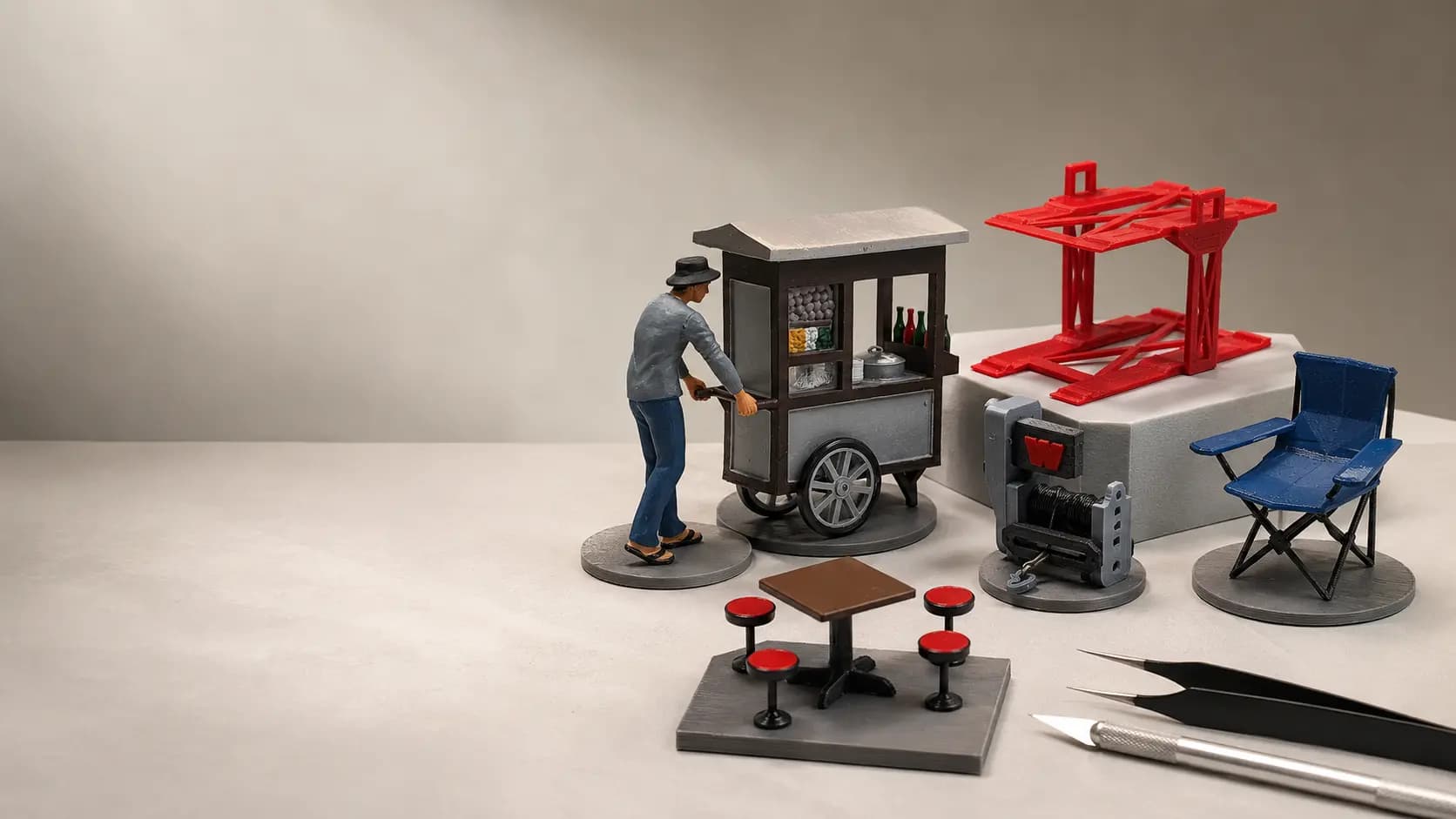 Custom 3D printing showcase