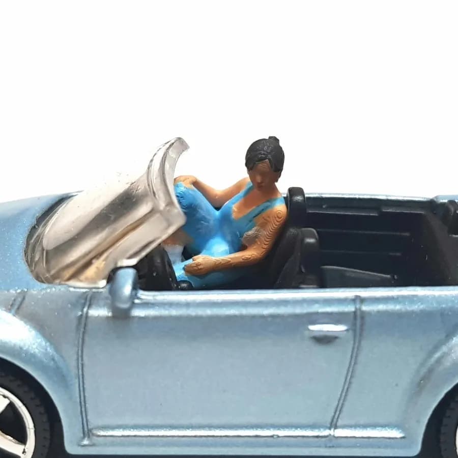 Figure Lexi penumpang skala 1/64 diorama miniature toy